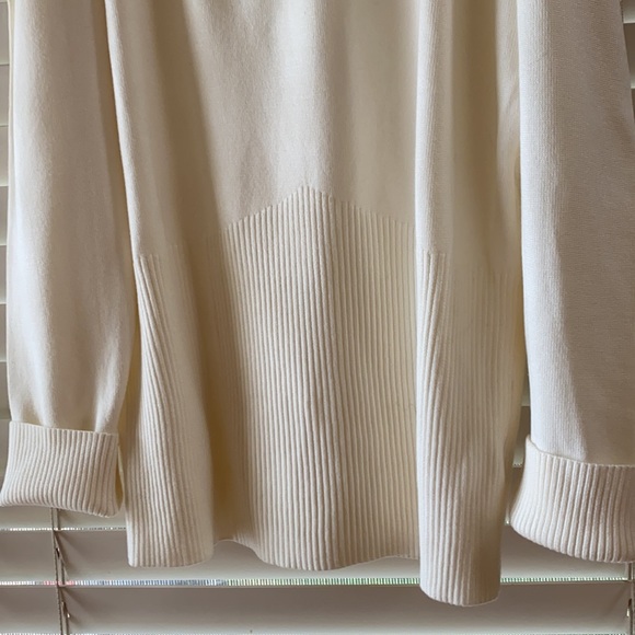 Bisou Bisou Cold Shoulder Cream Sweater - Picture 2 of 13